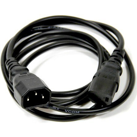 Кабель питания C13 - C14, 1.8м, VCOM CE001-CU0.5-1.8M